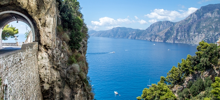 Breathtaking view of the Amalfi Coast, Italy