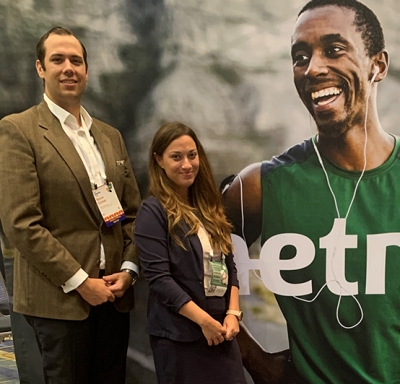 Bryan Rankin, Angela Fuentes and Kevin Cronan representing Aetna at the Humentum Annual Conference in 2019 in Washington, DC