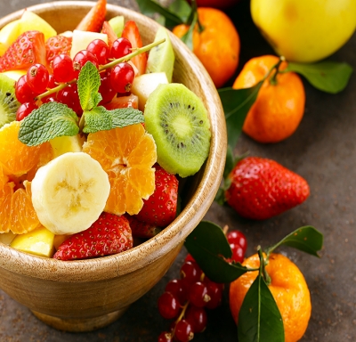 Fresh healthy fruits