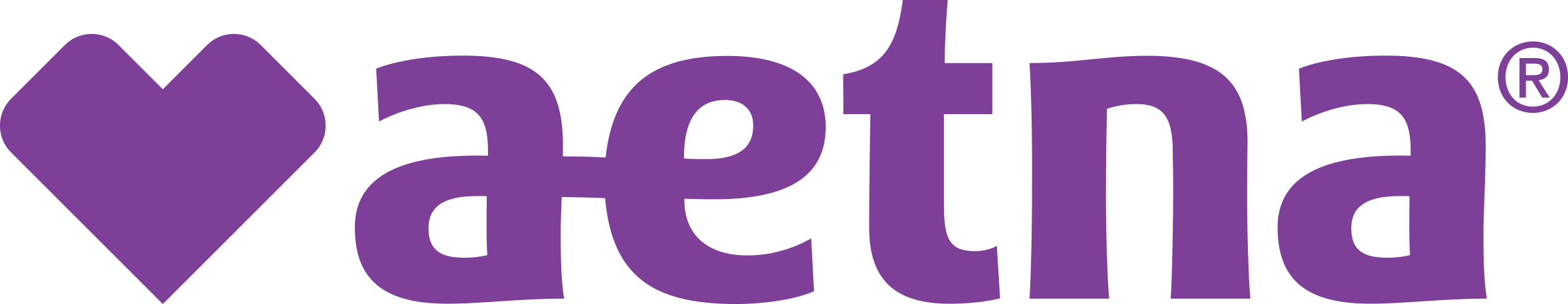 Aetna logo with heart