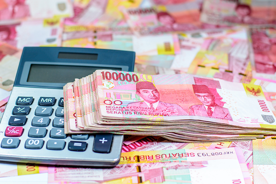 Foreign money with calculator