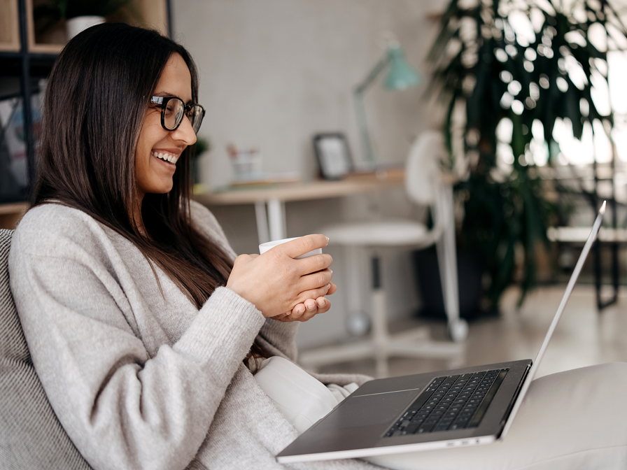 Women on computer
